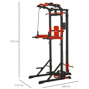Турник-брусья, тяга сверху  DFC HOMEGYM HOMCOM - 4